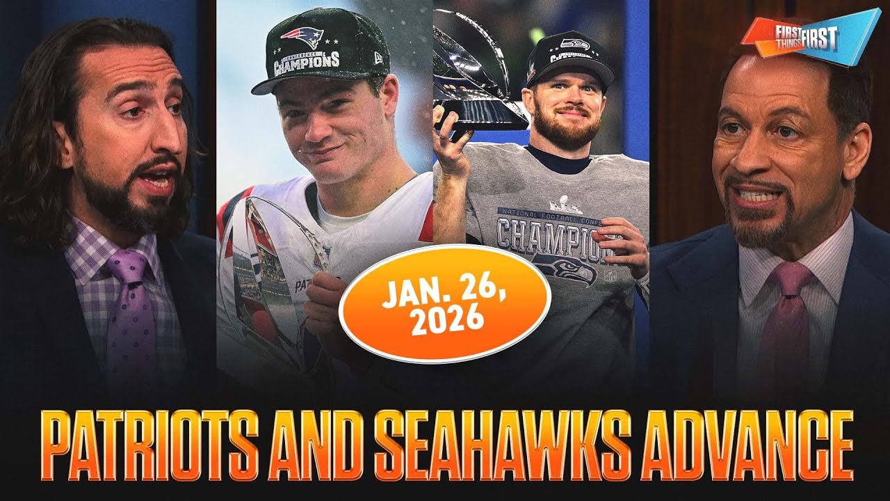 Seahawks & Patriots advance to Super Bowl LX, Steelers hire Mike McCarthy, Darnold vs. Maye | FTF
