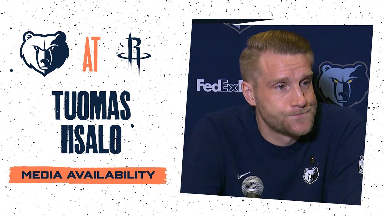 Tuomas Iisalo Press Conference | Grizzlies vs. Rockets