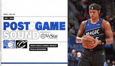 POSTGAME SOUND: ORLANDO MAGIC VS. CLEVELAND CAVALIERS | COACH MOSE & PAOLO BANCHERO