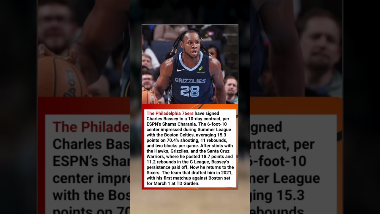 Charles Bassey’s NBA Comeback: From G League Grind to 76ers Opportunity