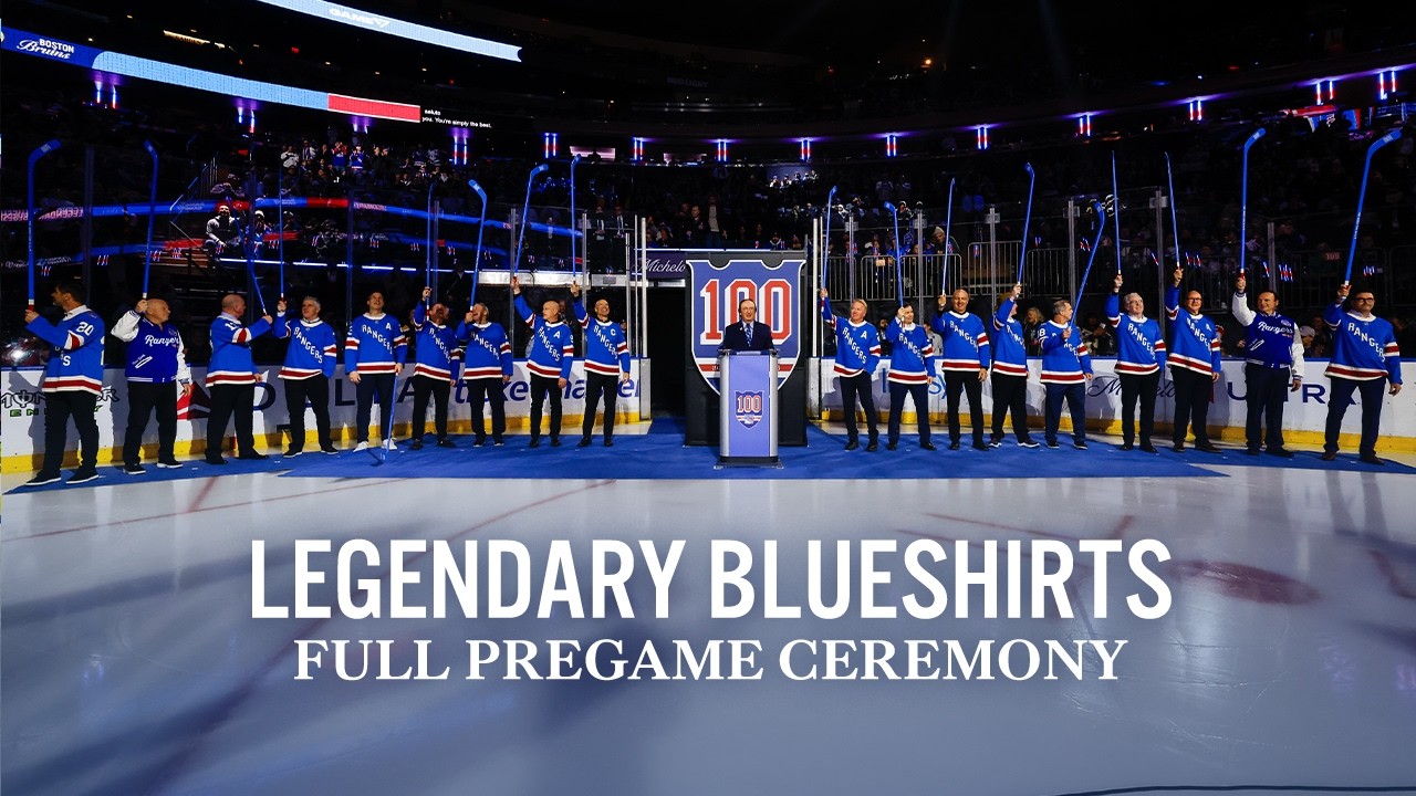 Centennial Night – Legendary Blueshirts Full Pregame Ceremony