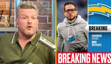 BREAKING: Pat McAfee reports Chargers hire former Dolphins HC Mike McDaniel as offensive coordinator