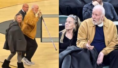 Gregg Popovich got an ovation at the Spurs G-League game 🥹