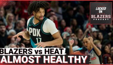 Trail Blazers Beat the Heat | Deni Avdija Leaves with Back Injury | Portland Almost Got Healthy