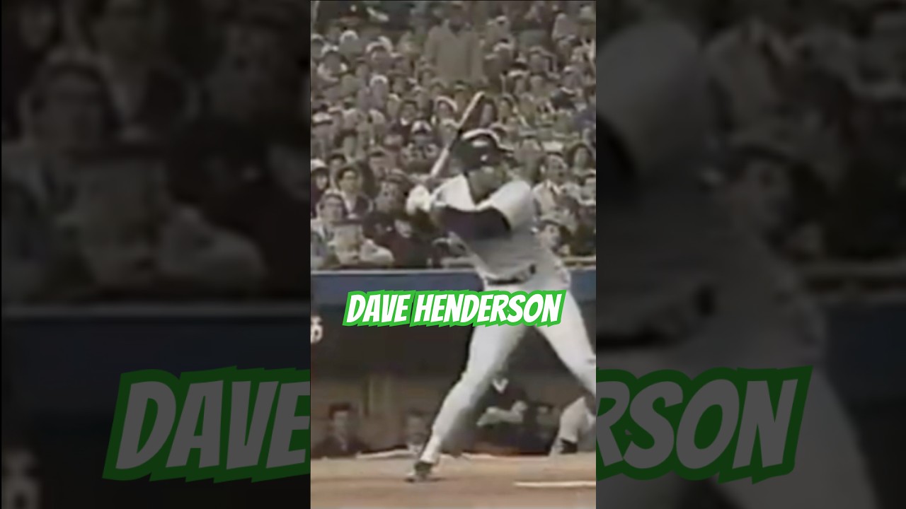 Dave Henderson was built for big moments! #mlb #baseball #redsox #athletics