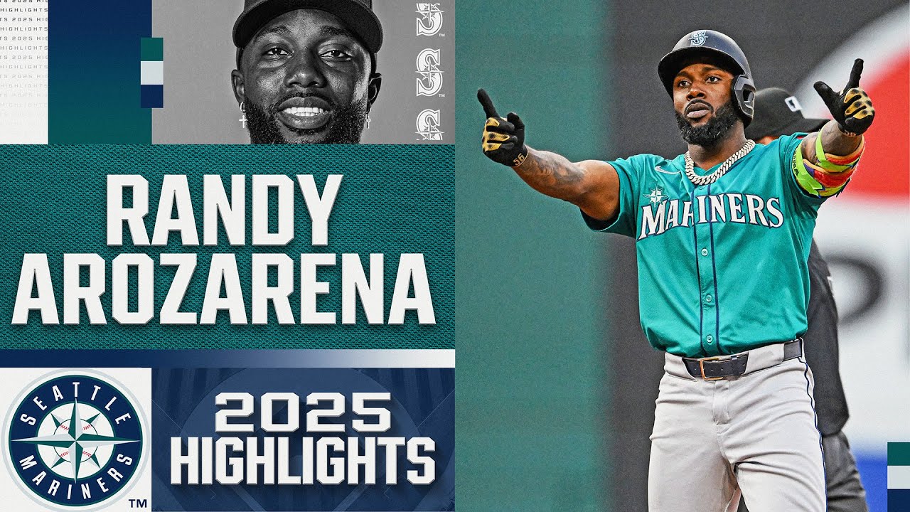 Randy Arozarena 2025 MLB highlights with the Seattle Mariners! 🔱