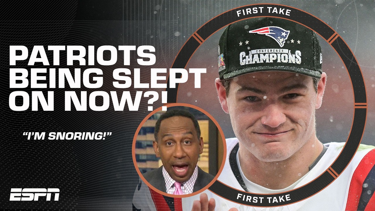 Stephen A. is SNORING 😴 He thinks the New England Patriots DESERVE to be 'SLEPT ON!' | First Take