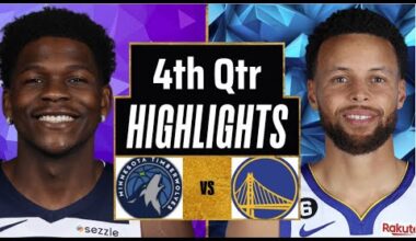 Golden State Warriors vs Timberwolves Full Game Highlights 4th Qtr | Jan 26 | 2026 NBA Highlights