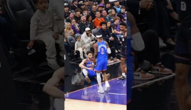 OBJ wasn’t impressed 😂 #ChetHolmgren #OKC #Thunder #Basketball #NBA #Hoops #Suns #OdellBeckhamJr