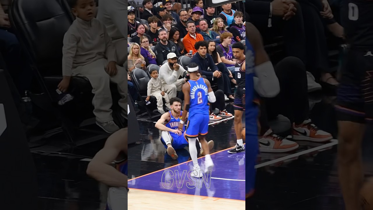 OBJ wasn’t impressed 😂 #ChetHolmgren #OKC #Thunder #Basketball #NBA #Hoops #Suns #OdellBeckhamJr