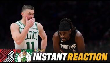 INSTANT REACTION: Celtics hold off Blazers as Jrue Holiday and Rob Williams return to Boston