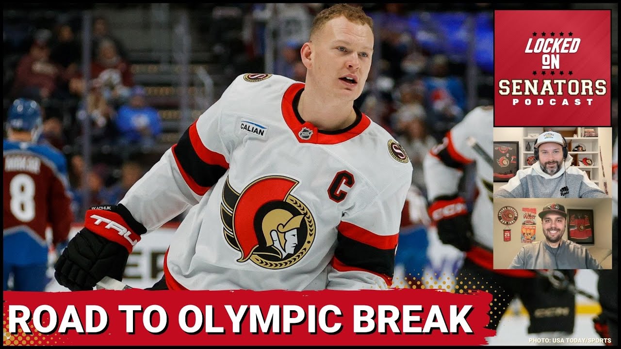 Ottawa Senators Roster Moves, Eastern Conference NHL Road To Olympic Break + Sens Prospects Update