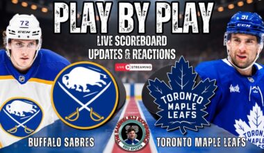 🏒 LIVE: Toronto Maple Leafs vs Buffalo Sabres NHL Play by Play & Reactions!