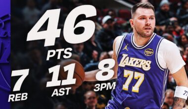 Luka Dončić Drops 46-PT DOUBLE-DOUBLE in Chicago | January 26, 2026