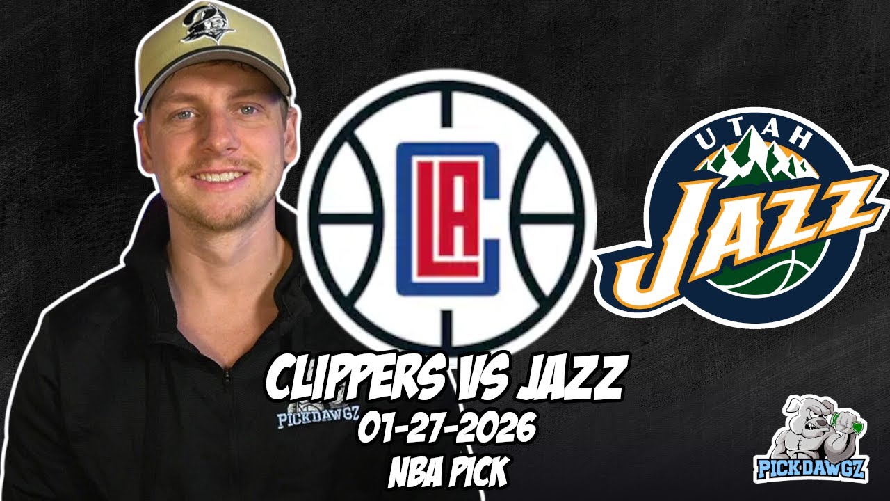 Los Angeles Clippers vs Utah Jazz 1/27/26 NBA Free Picks & Prediction | NBA Betting Tips