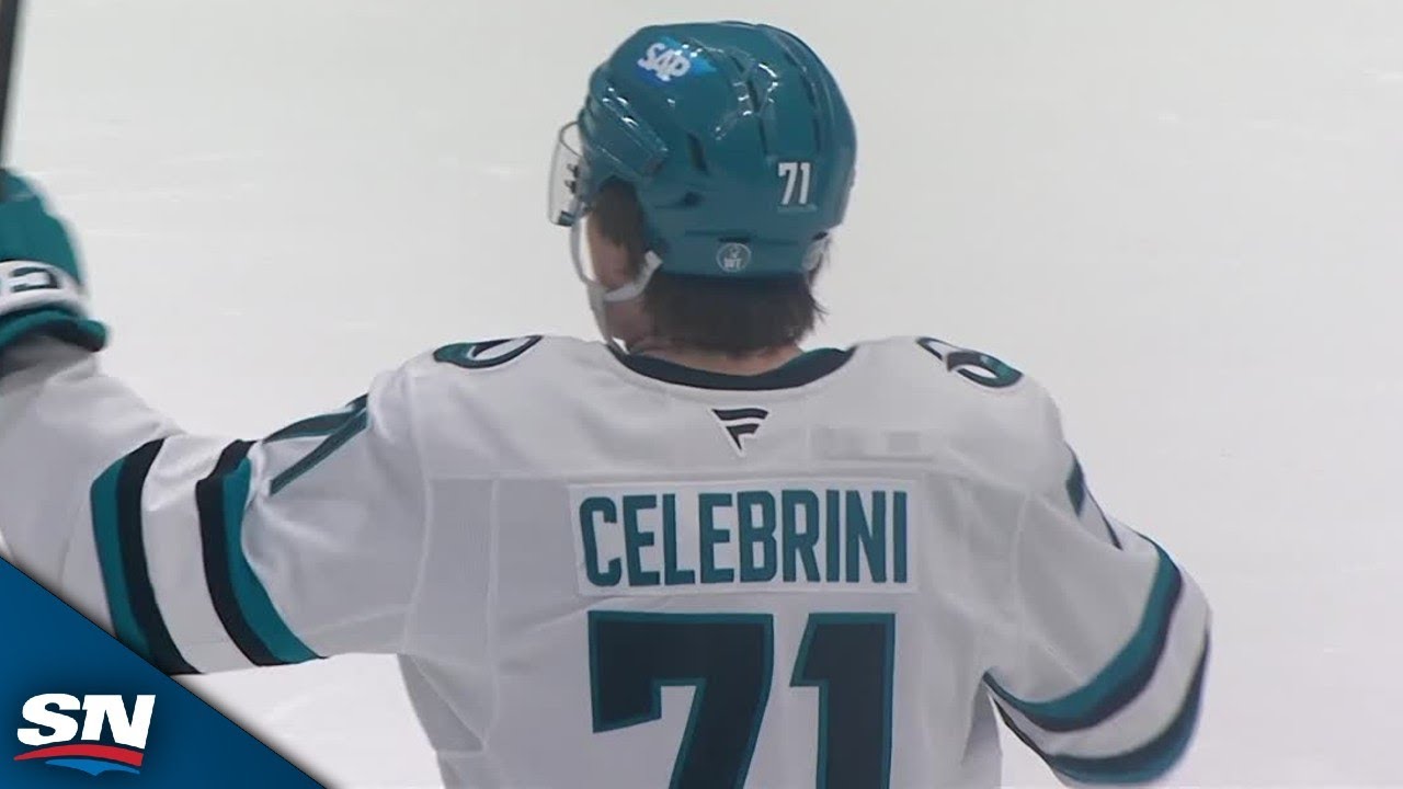 Sharks' Macklin Celebrini Fires One-Timer To Score In Hometown Of Vancouver