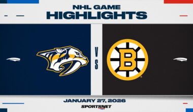 NHL Highlights | Predators vs. Bruins - January 27, 2026