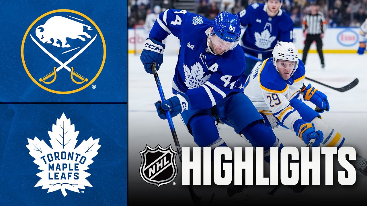 Sabres vs. Maple Leafs | NHL Highlights | January 27, 2026