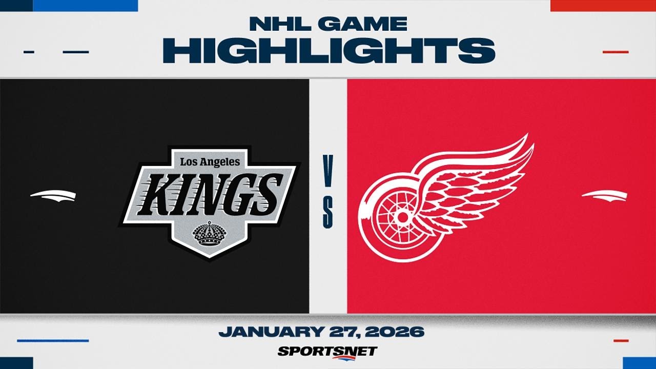 NHL Highlights | Kings vs. Red Wings - January 27, 2026
