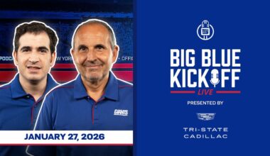 January 27, 2026 | Big Blue Kickoff Live | New York Giants
