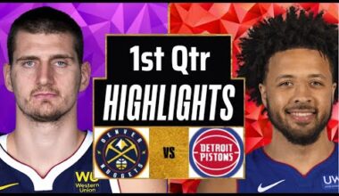 Detroit Pistons vs Denver Nuggets Full Game Highlights 1st Qtr | Jan 27 | 2026 NBA Highlights