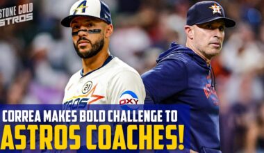 Carlos Correa makes BOLD challenge to Astros coaching staff!