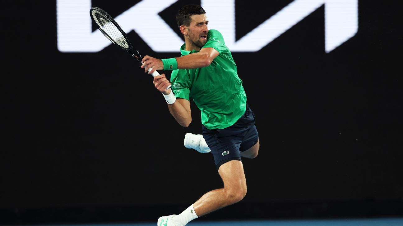 Australian Open live: Djokovic into semis after Musetti retires; Pegula slams AO privacy situation
