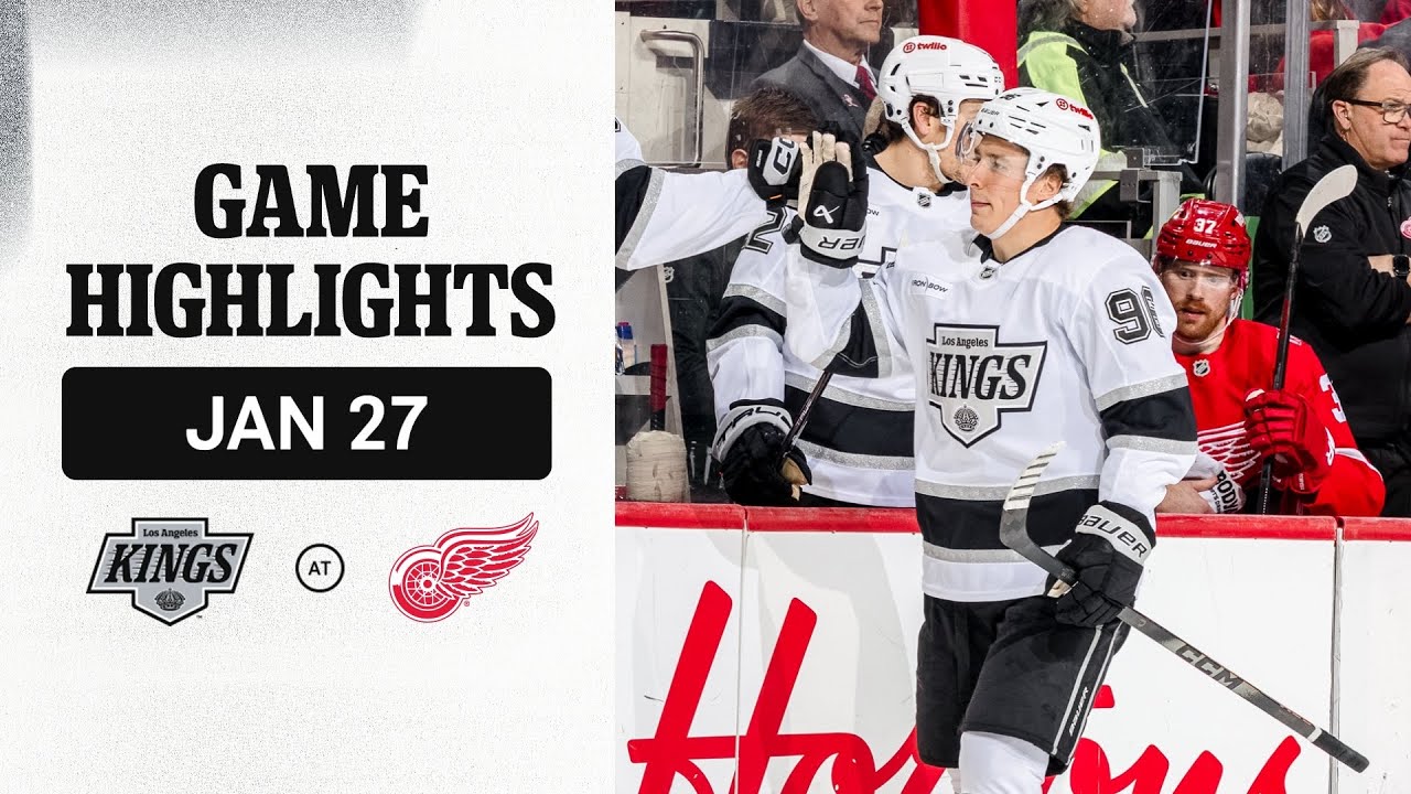 HIGHLIGHTS: LA Kings at Detroit Red Wings | 01.27.26
