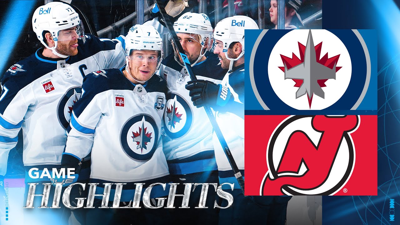 New Jersey Devils vs. Winnipeg Jets - Game Highlights