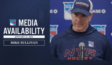 NYR Practice: Mike Sullivan Media Availability | Jan 27, 2026