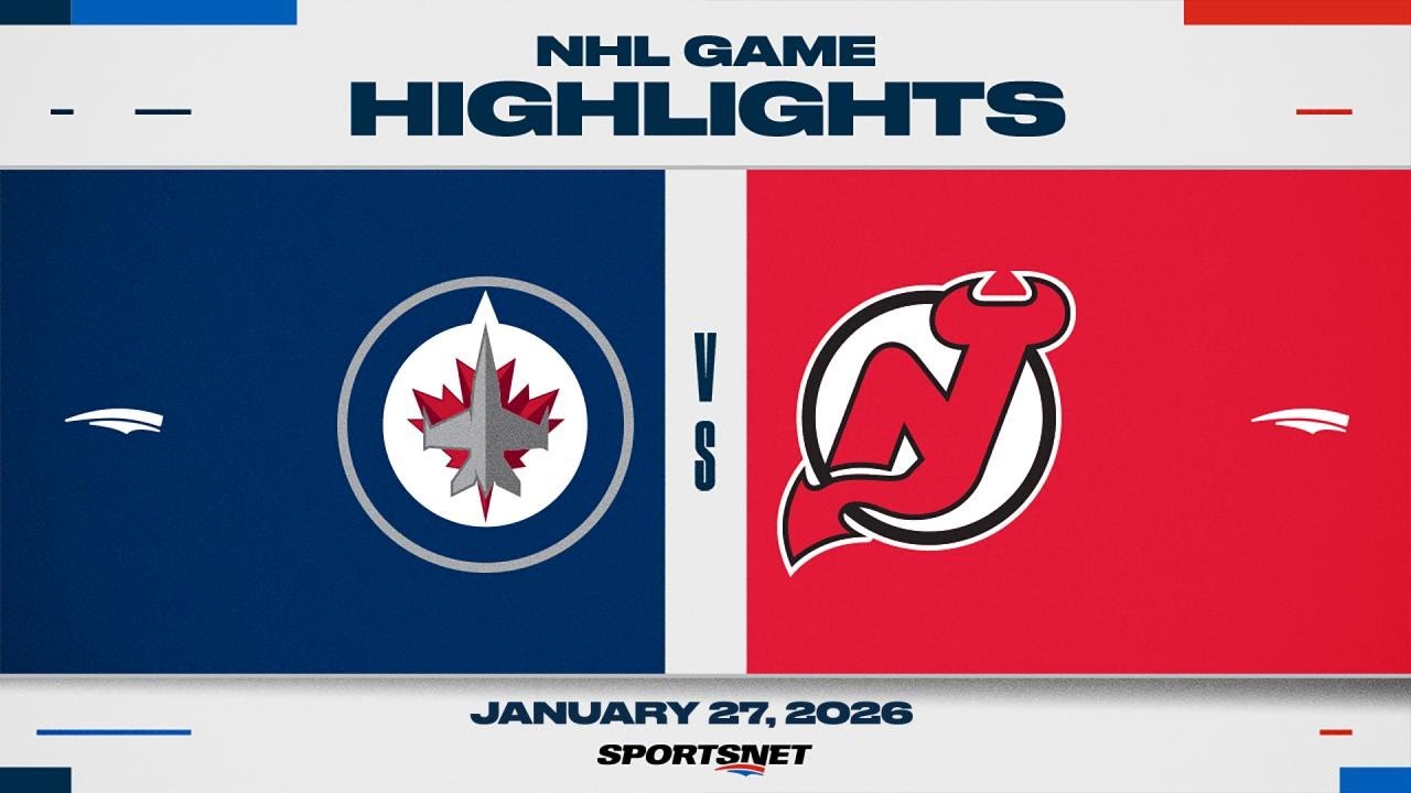 NHL Highlights | Jets vs. Devils - January 27th, 2026