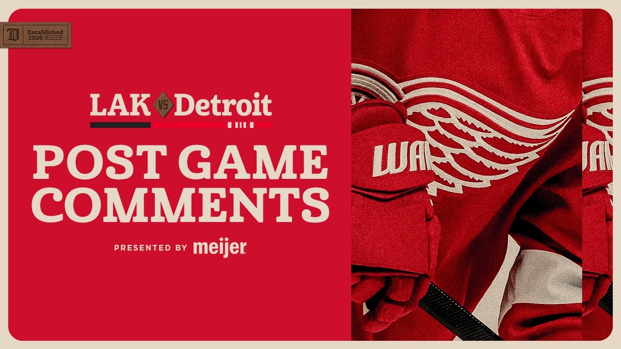 Patrick Kane, Moritz Seider, Todd McLellan Post Game Comments vs. LAK | JAN 27, 2026