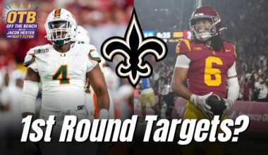 Saints Targeting ELITE WR In Round One? | New Orleans Excited About LOADED Edge Rusher Class?!