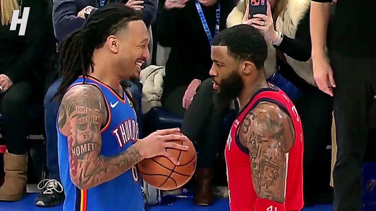 OKC and Pelicans GOT INTO IT 😳 Jaylin Williams and Sadiq Bey hustling for the ball