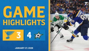 Game Highlights: Stars 4, Blues 3