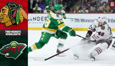 Chicago Blackhawks vs. Minnesota Wild (1/27/26) | Game Highlights | CHSN Blackhawks