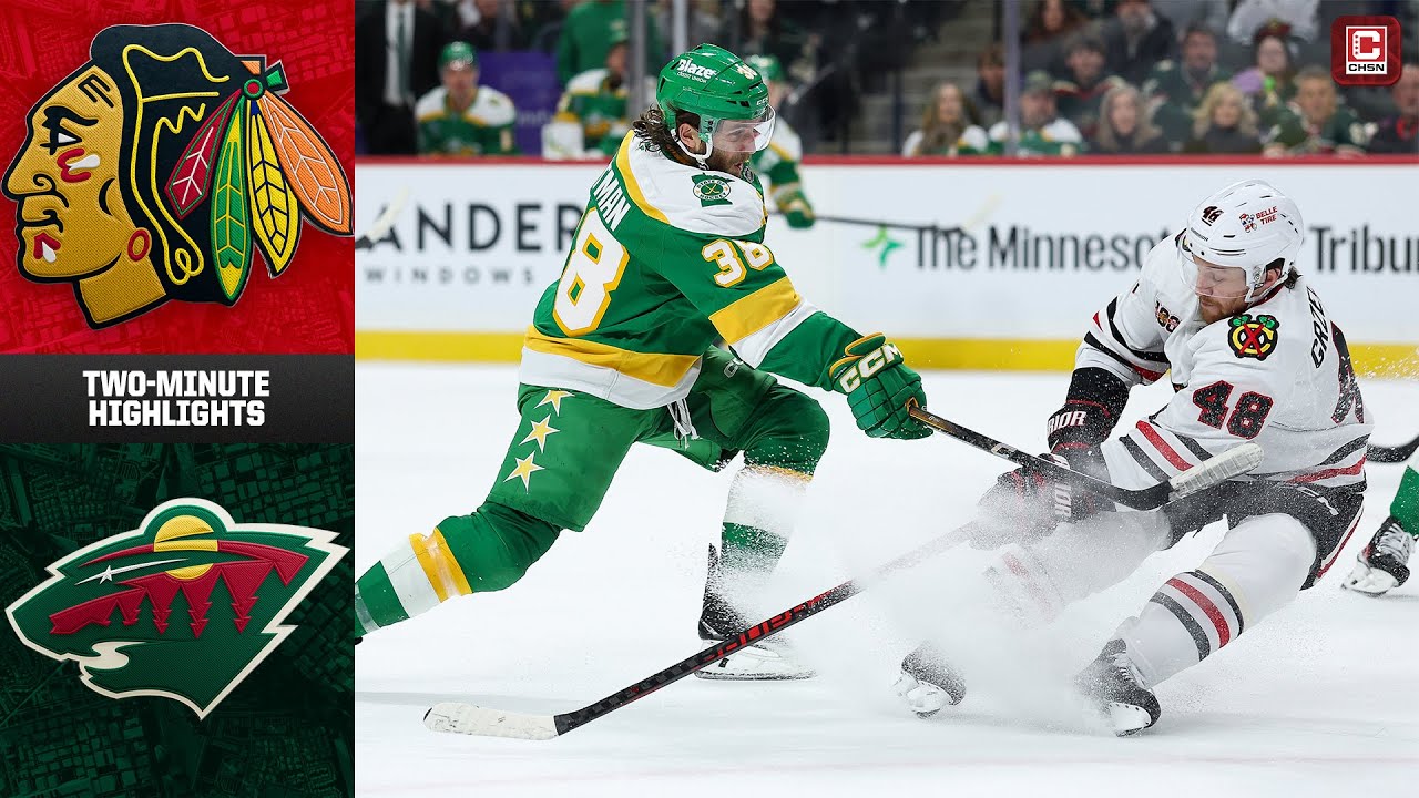Chicago Blackhawks vs. Minnesota Wild (1/27/26) | Game Highlights | CHSN Blackhawks
