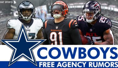 Dallas Cowboys Free Agency Rumors On Trey Hendrickson, Devin Bush, Nakobe Dean, And Tyler Allgeier
