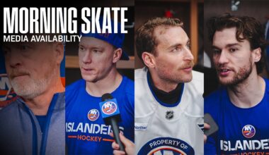 New York Islanders Morning Skate Availability | NYI vs NYR