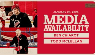 Ben Chiarot, Todd McLellan Practice Media | Jan. 28, 2026