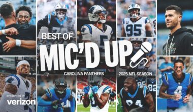 Best MIC'D UP moments from the 2025 season | Carolina Panthers