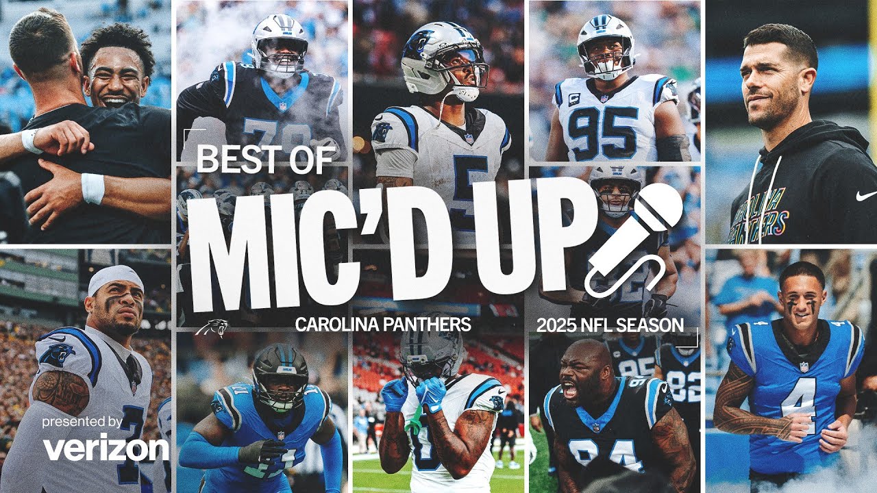 Best MIC'D UP moments from the 2025 season | Carolina Panthers