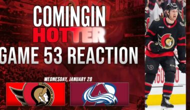 Sens Post Game - Ottawa Senators vs Colorado Avalanche - January 28th - Coming in Hotter LIVE