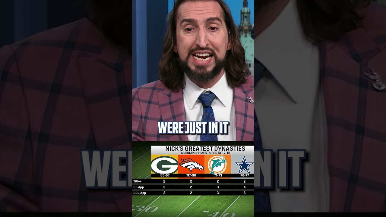 Nick unveils The Committee's™️ Greatest Dynasties Tiers 👀 @FirstThingsFirst