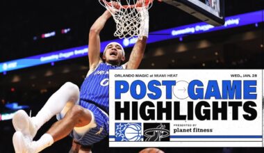 POSTGAME HIGHLIGHTS: ORLANDO MAGIC VS. MIAMI HEAT 1.28.26 PRESENTED BY PLANET FITNESS
