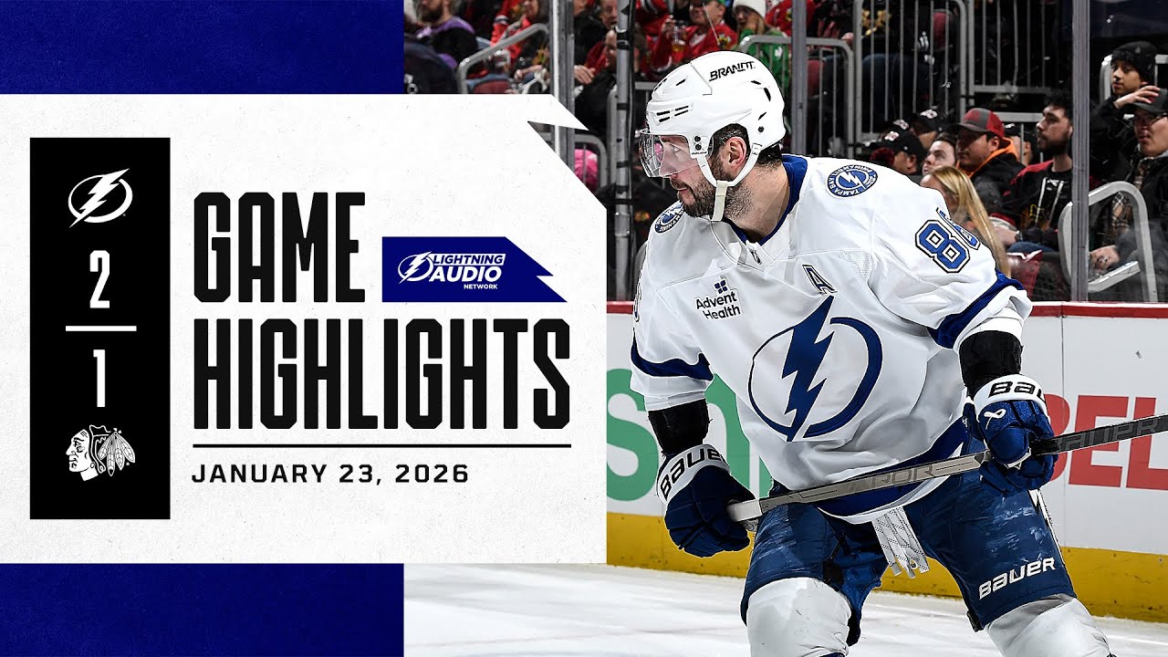 Lightning vs. Blackhawks | Lightning Radio Highlights | January 23, 2026