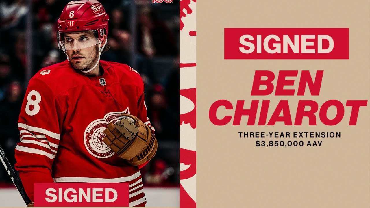 Ben Chiarot Extends with the Detroit Red Wings