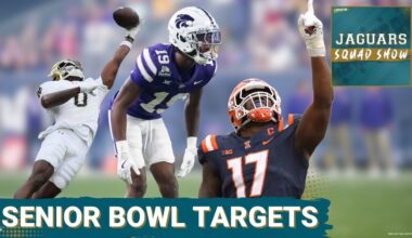 JAGUARS SQUAD SHOW: Senior Bowl REACTION & Jacksonville Jaguars TARGETS