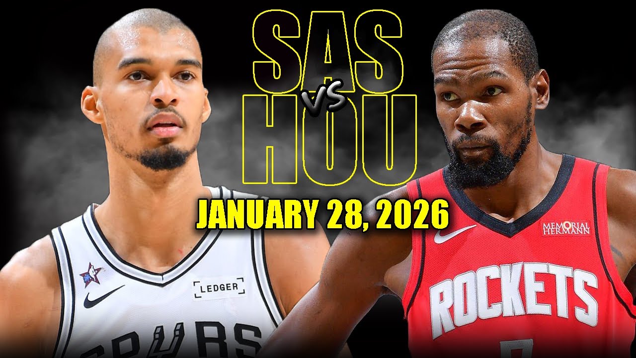 San Antonio Spurs vs Houston Rockets Full Game Highlights – January 28, 2026 | NBA Season