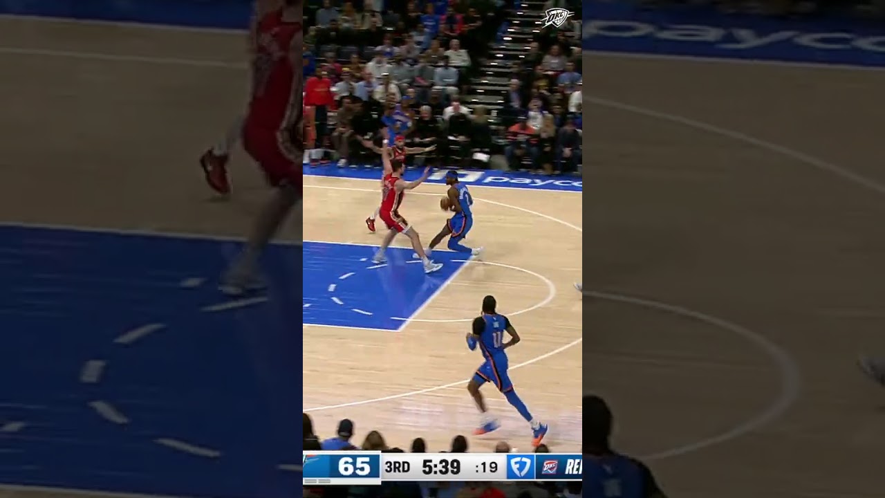 Smooth like butter 🧈 #okcthunder